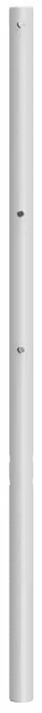 Cabeceira de cama 193 cm metal branco