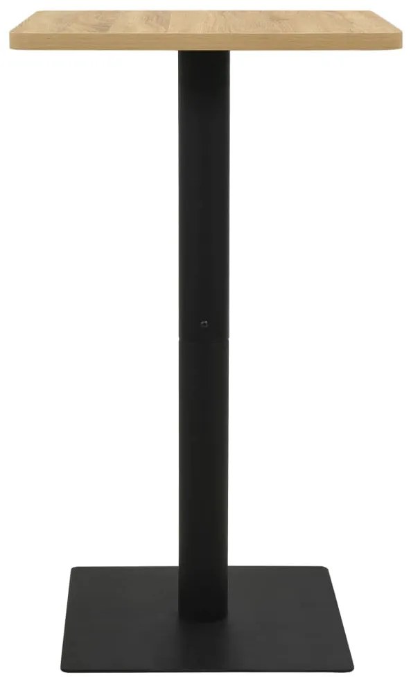 Mesa bistrô 70x70x107 cm cor carvalho