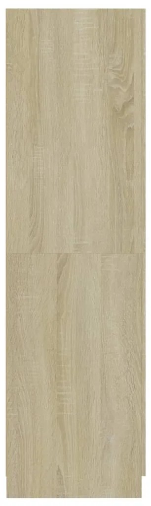 Roupeiro 80x52x180 cm derivados de madeira carvalho sonoma