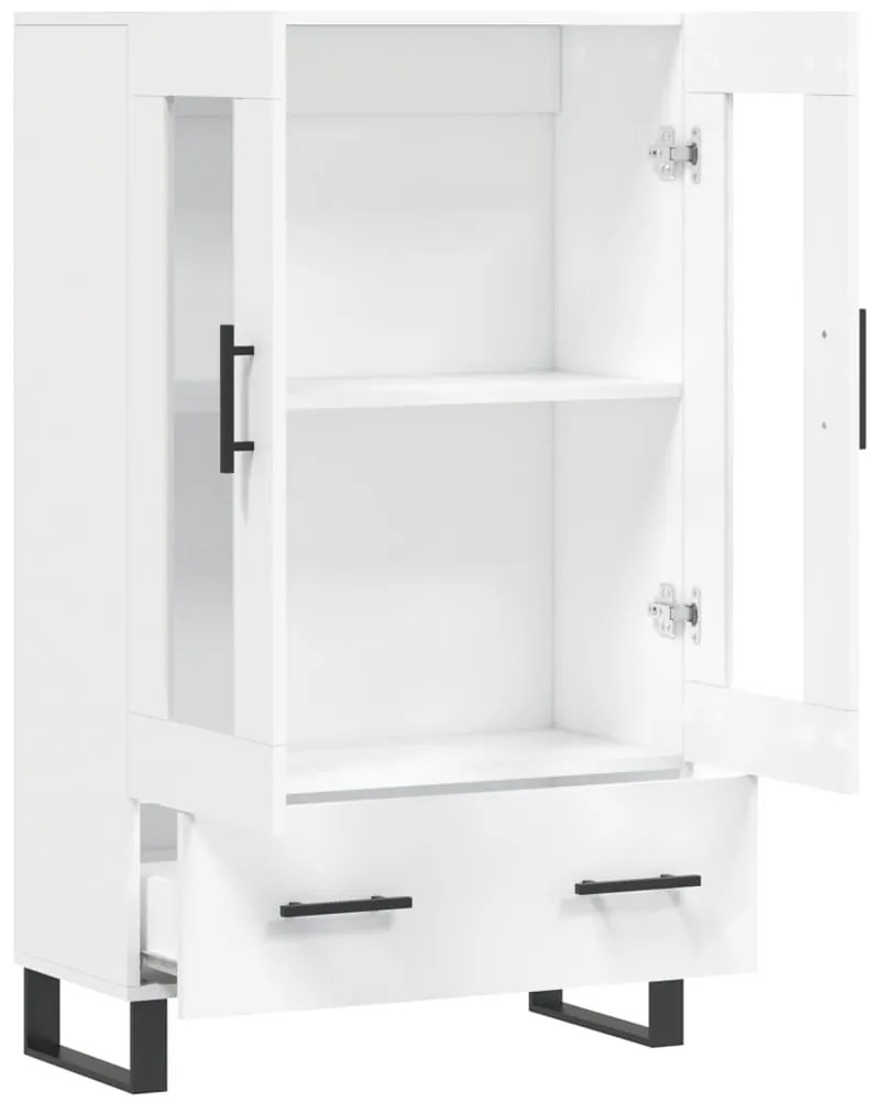 Aparador alto 69,5x31x115 cm derivados de madeira branco