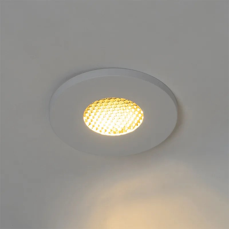 Conjunto de 6 focos embutidos modernos para casa de banho branco IP54 - Shed Honey