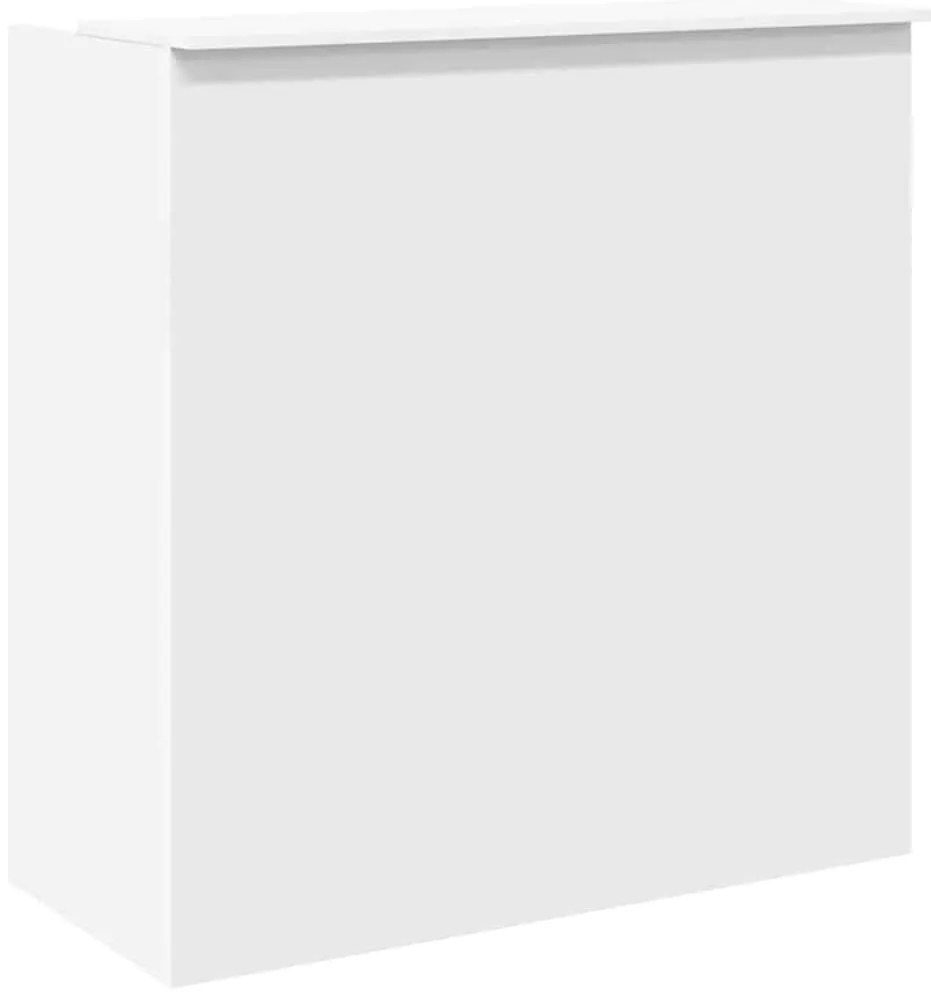 Balcão de recepção 100x50x103,5 cm derivados de madeira branco