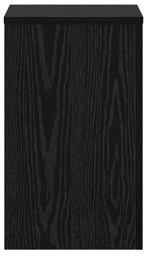 Suportes para Plantas 2 pcs Carvalho Preto 30 x 30 x 50 cm em Madeira