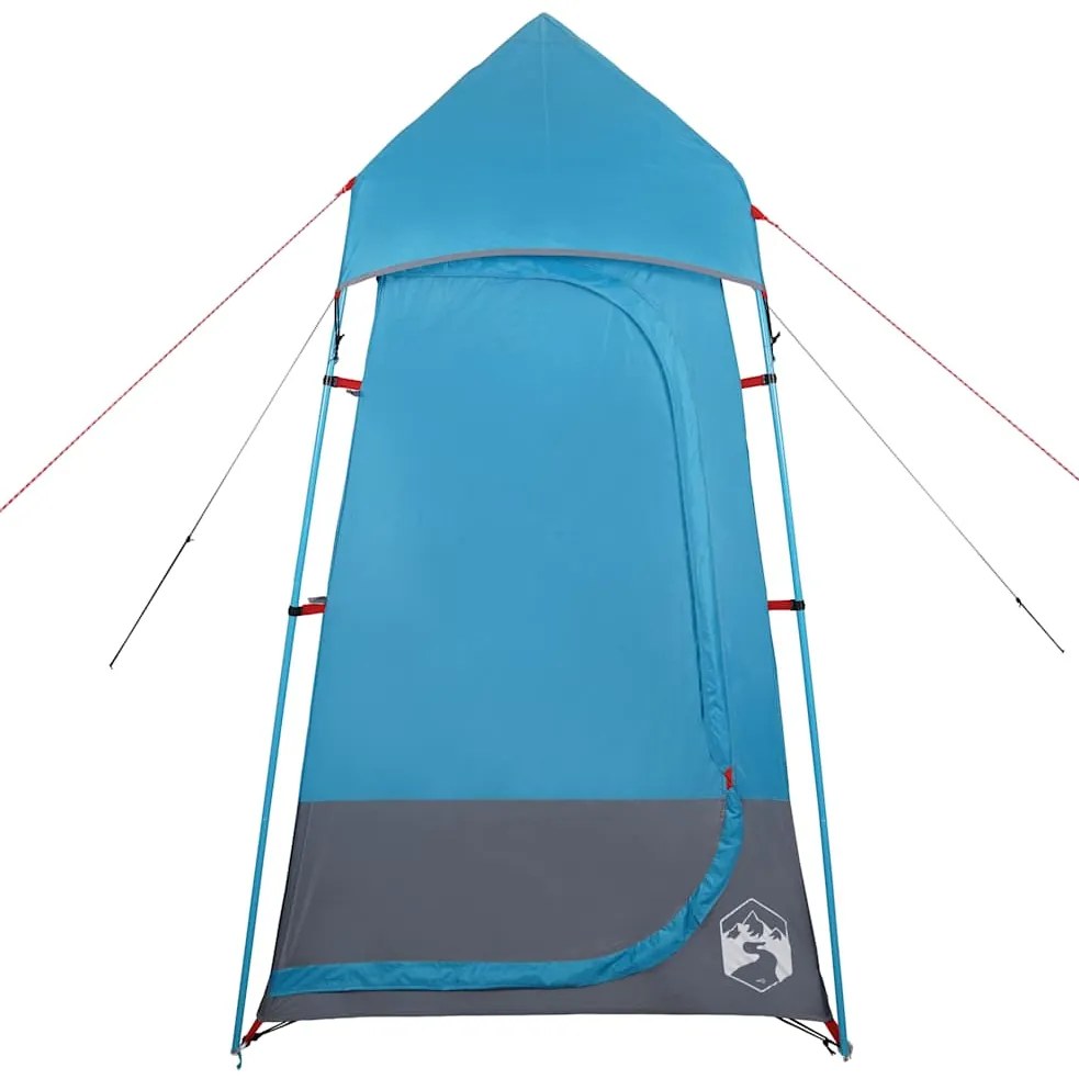 Tenda para sanita impermeável azul