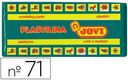 Plasticina Jovi 71 150 gr Verde Escuro