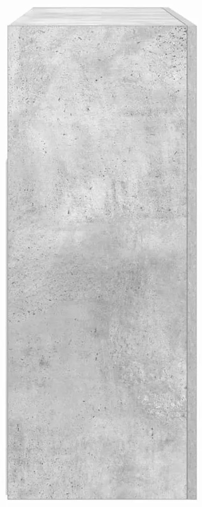Buffet Cinza Concreto Madeira Engenheirada 116 x 30 x 75 cm