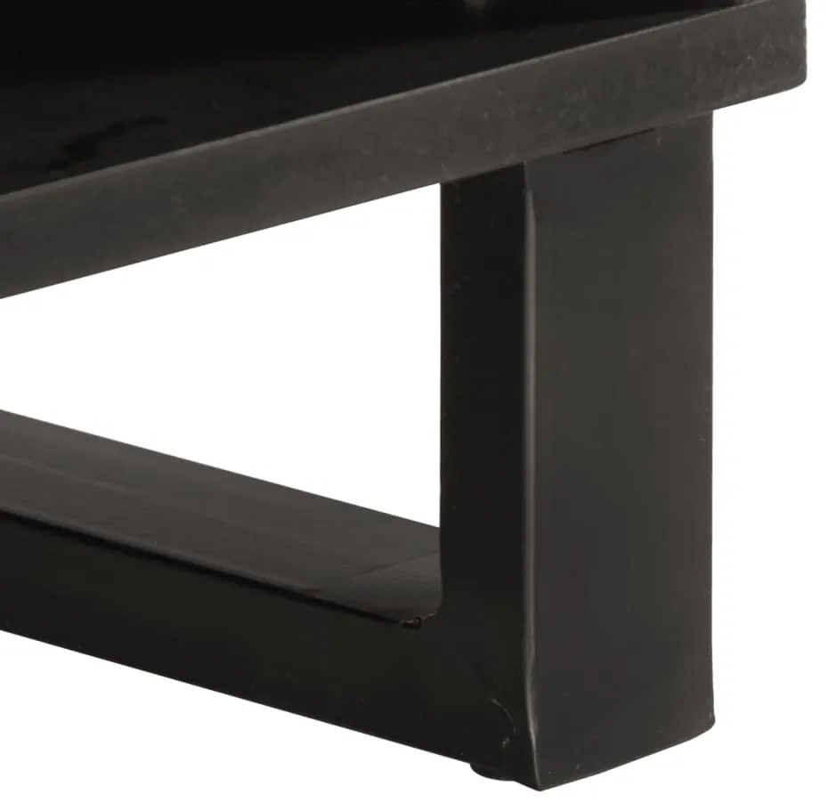 Mesa de centro 80x51x40 cm madeira de acácia maciça