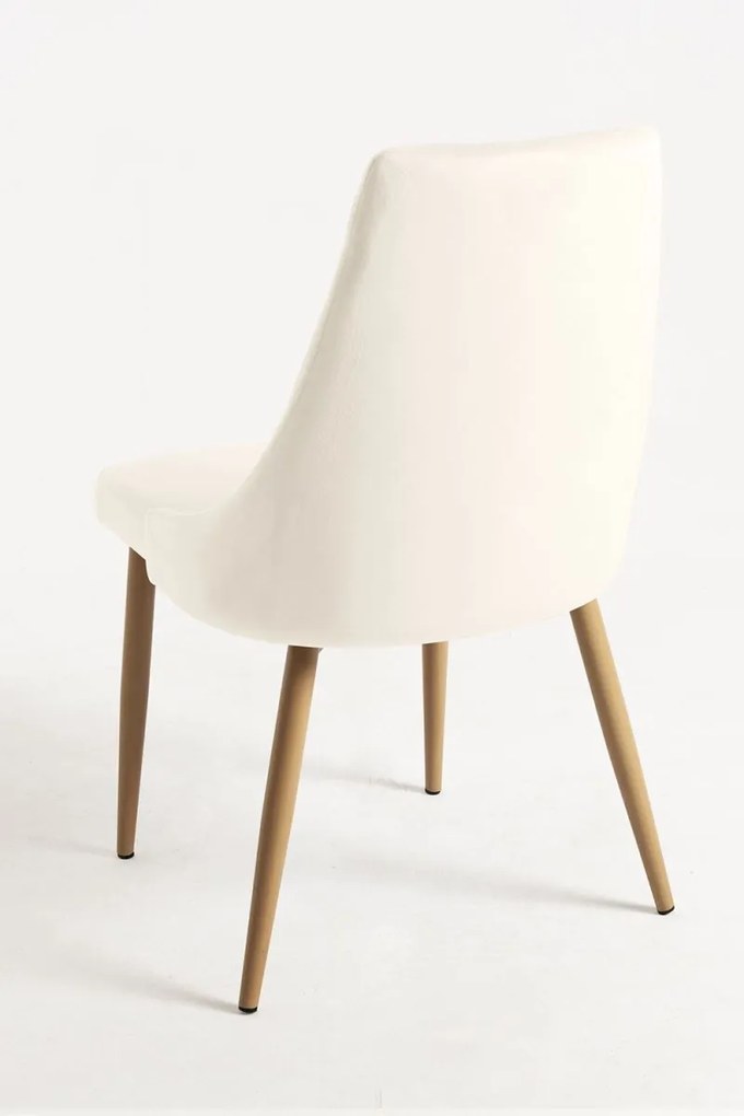 Pack 6 Cadeiras Stoik Wood - Beige
