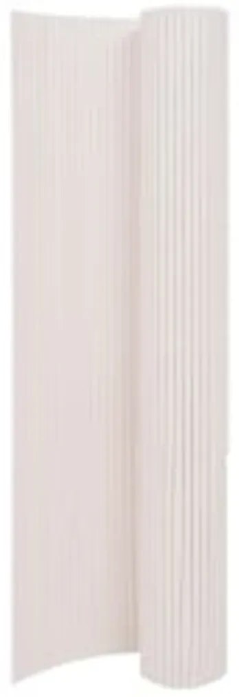 Cerca de jardim dupla face 90x400 cm branco
