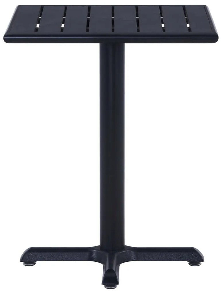 Mesa de jardim 60x60x75 cm preto