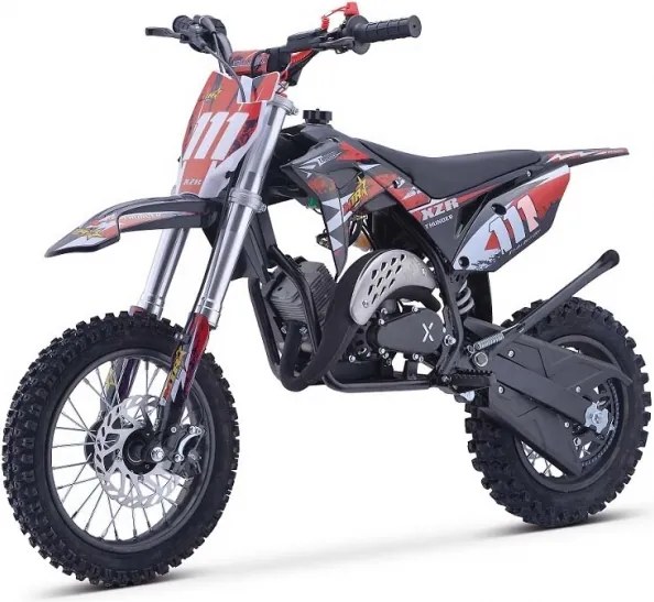 MINI MOTO INFANTIL GASOLINA 65CC MTR XZR THUNDER VERMELHA