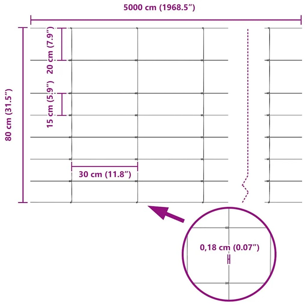 Postes de Cerca vidaXL 11 pcs U-Channel 80 cm Aço Galvanizado