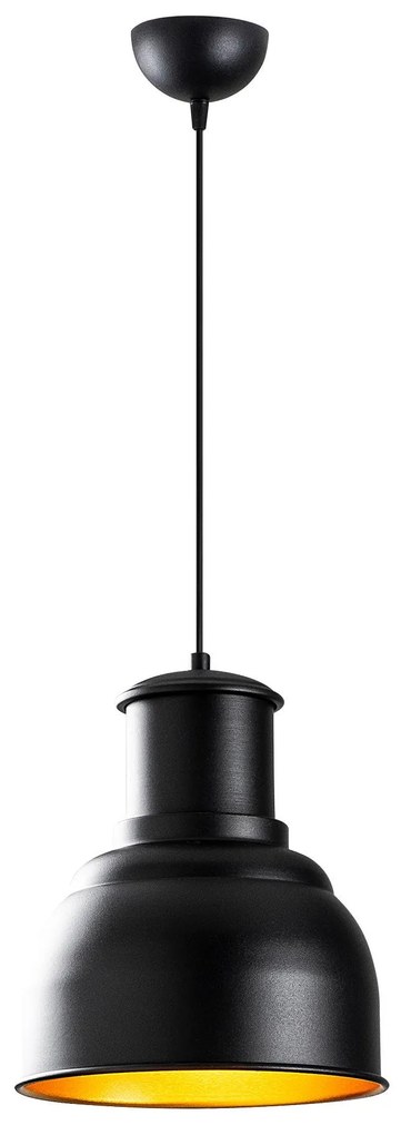 Candeeiro de Teto Berceste – Preto – 25 x 25 cm