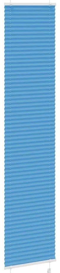 Plissado Cego Azul 40x200 cm Largura Tecido 39,4 cm Poliéster