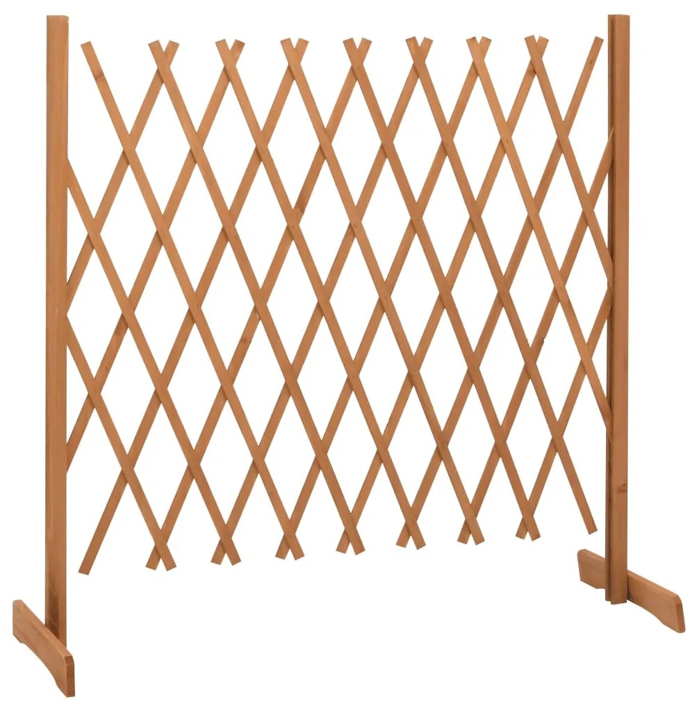Vedação em treliça para jardim 180x100 cm abeto maciço laranja