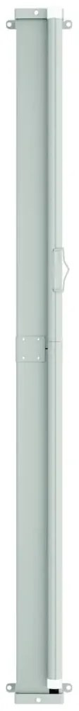 Toldo lateral retrátil de pátio 180x600 cm azul