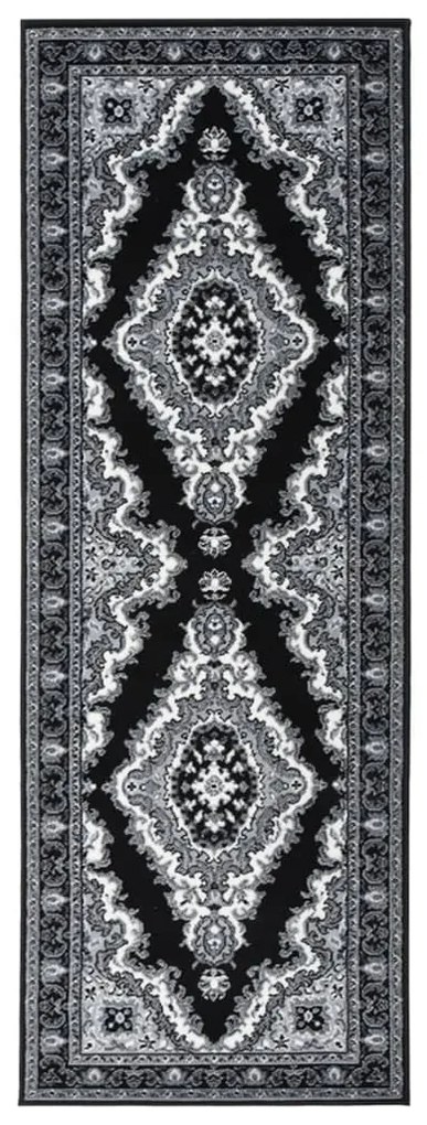 vidaXL Passadeira 60x150 cm polipropileno preto