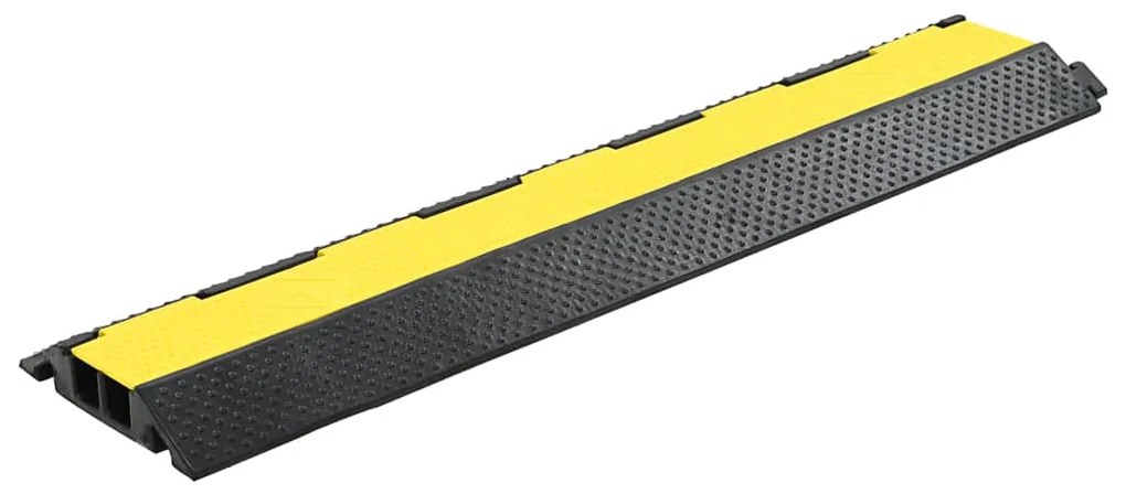 Rampa protetora de cabos 2 canais borracha 101,5 cm