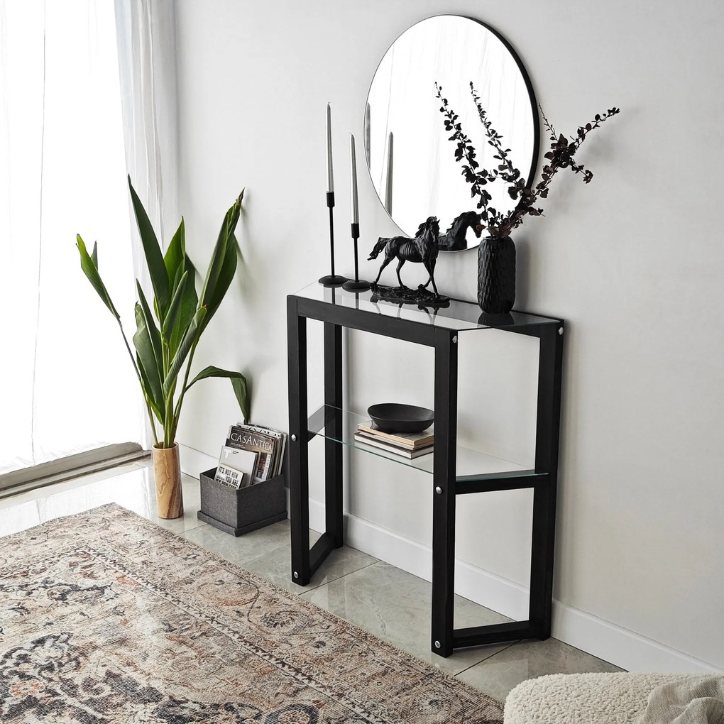 Cômoda Trapezoid – Antracite – 85x85x31 cm
