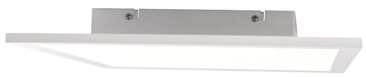 Candeeiro de teto branco 40 cm com LED regulável em 4 etapas - Liv Moderno