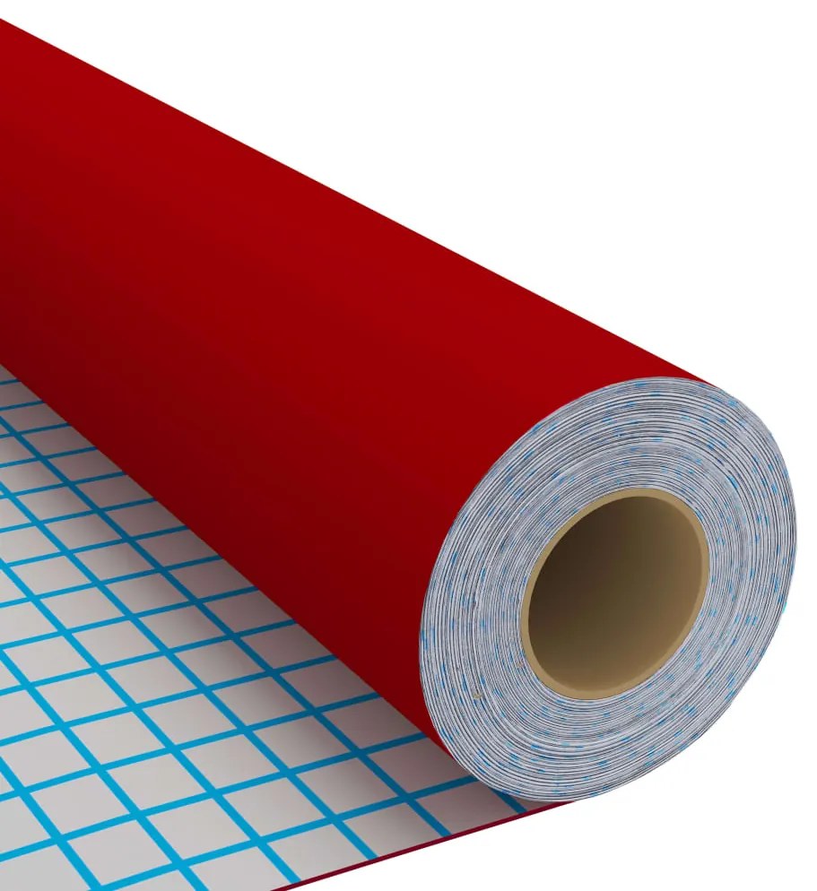 Autocolante para móveis 2 pcs 500x90 cm PVC vermelho