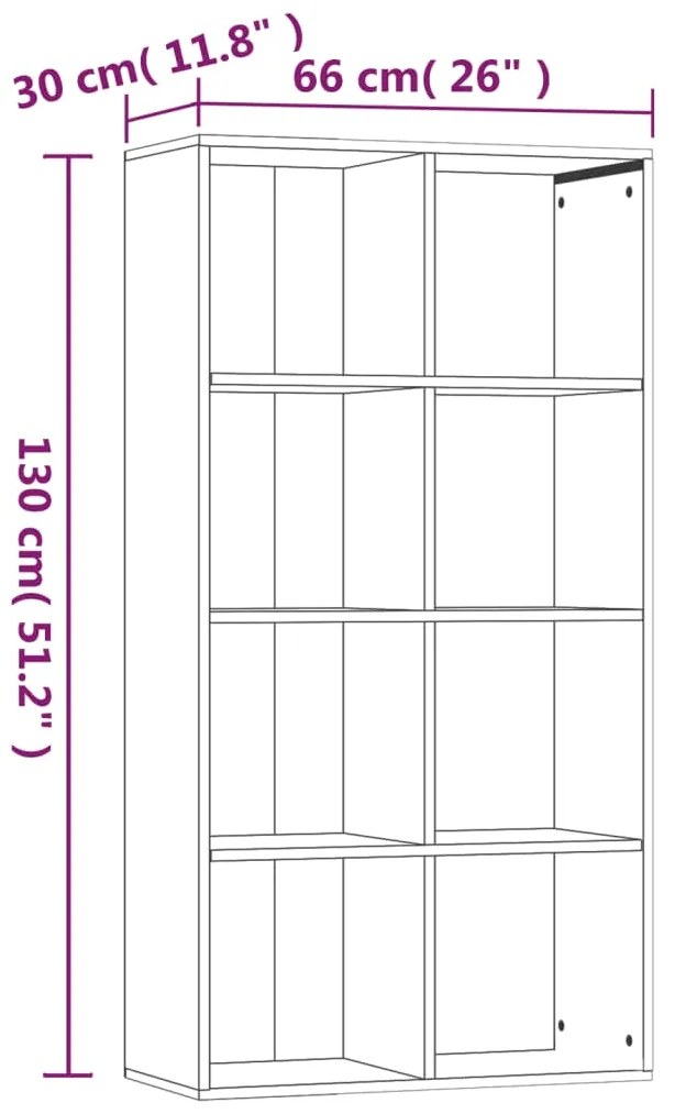 Estante/aparador derivados de madeira carvalho castanho