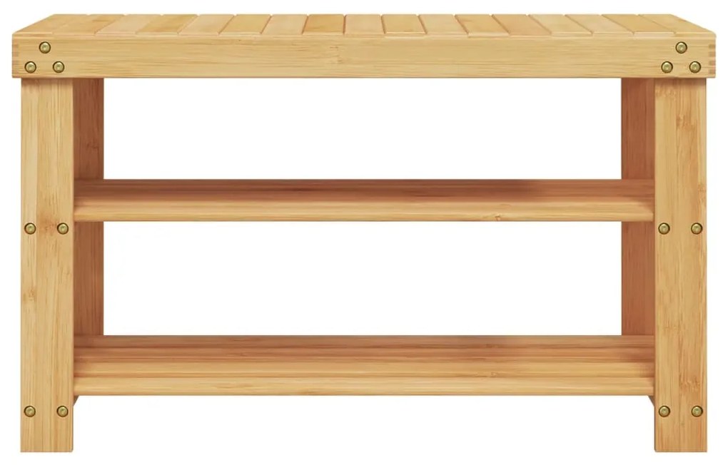 Sapateira com 3 prateleiras 70x27,5x45 cm bambu