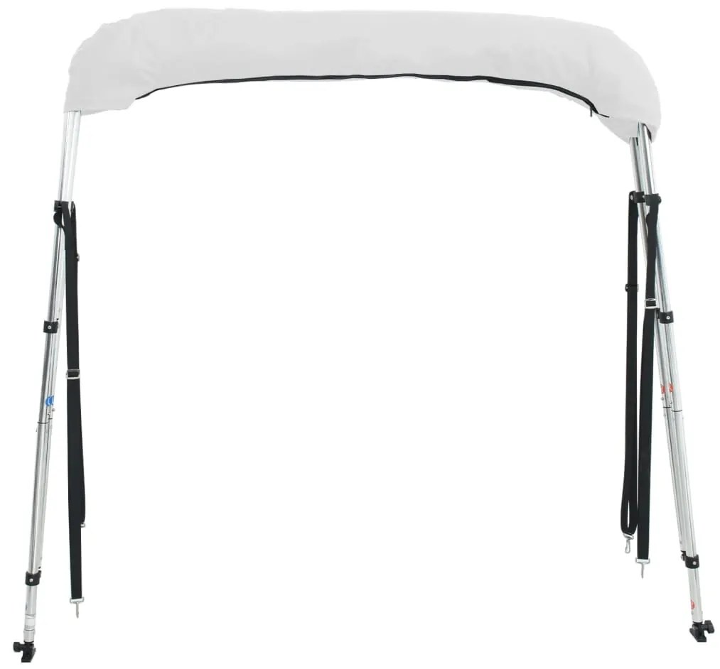 Toldo de 3 arcos Bimini c/ paredes laterais 183x(154-167)x137cm