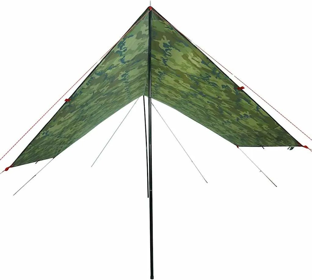 Lona de campismo 462x306x211 cm impermeável camuflagem