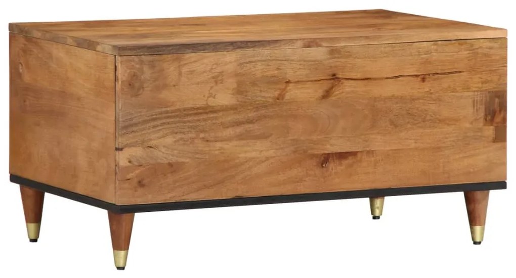 Mesa de centro 80x50x40 cm madeira de mangueira maciça