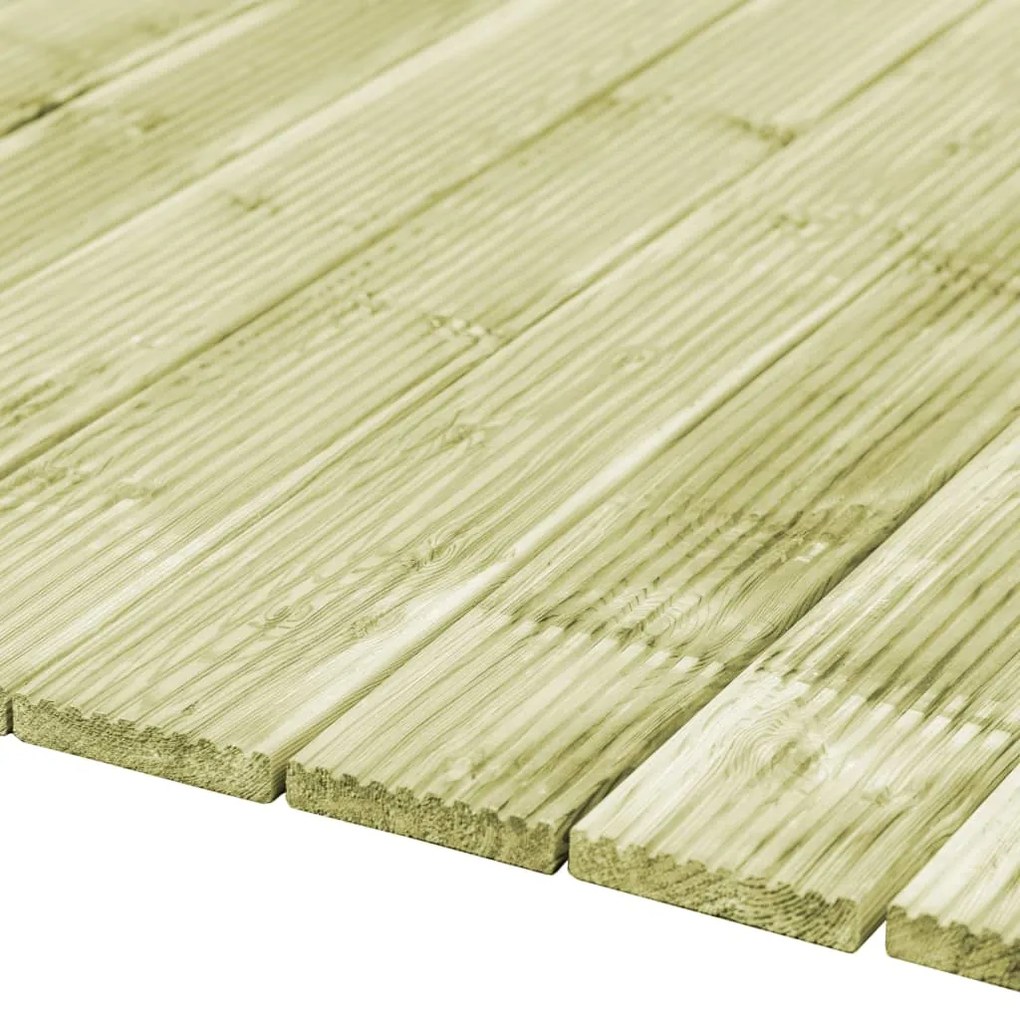 Tábuas de terraço 16 pcs 2,32 m² 1m pinho maciço impregnado