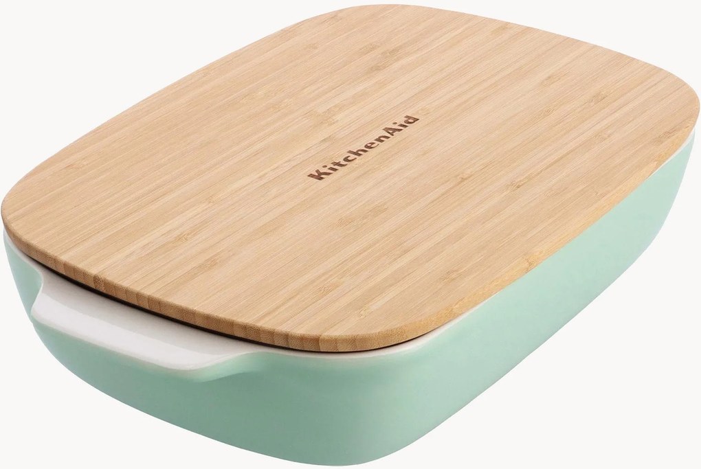 Travessa com tampa em bambu Spatia