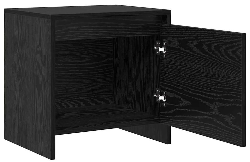 Armário de Cabeceira Carvalho preto 45 x 34 x 44.5 cm