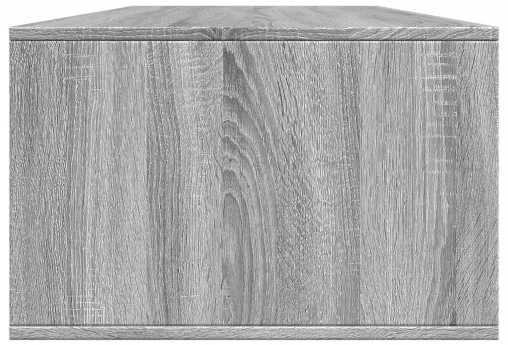 Mesa de centro 102x55x35 cm derivados madeira cinzento sonoma