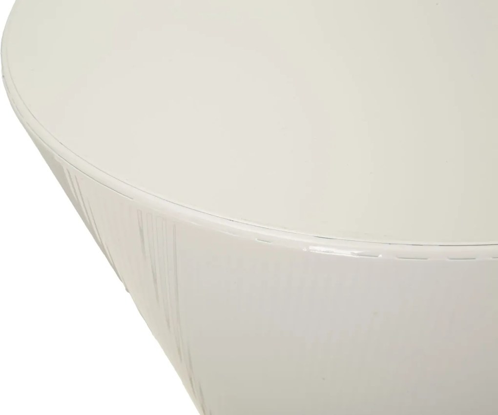 MESA DE APOIO OYO Ø 45X55 CM BRANCA