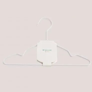 Pack De 2 Cabides Em Aço Mofli Kids Branco - Sklum