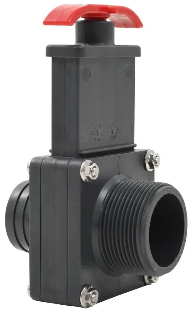 Válvula de regulação para piscina 2 pcs 38 mm