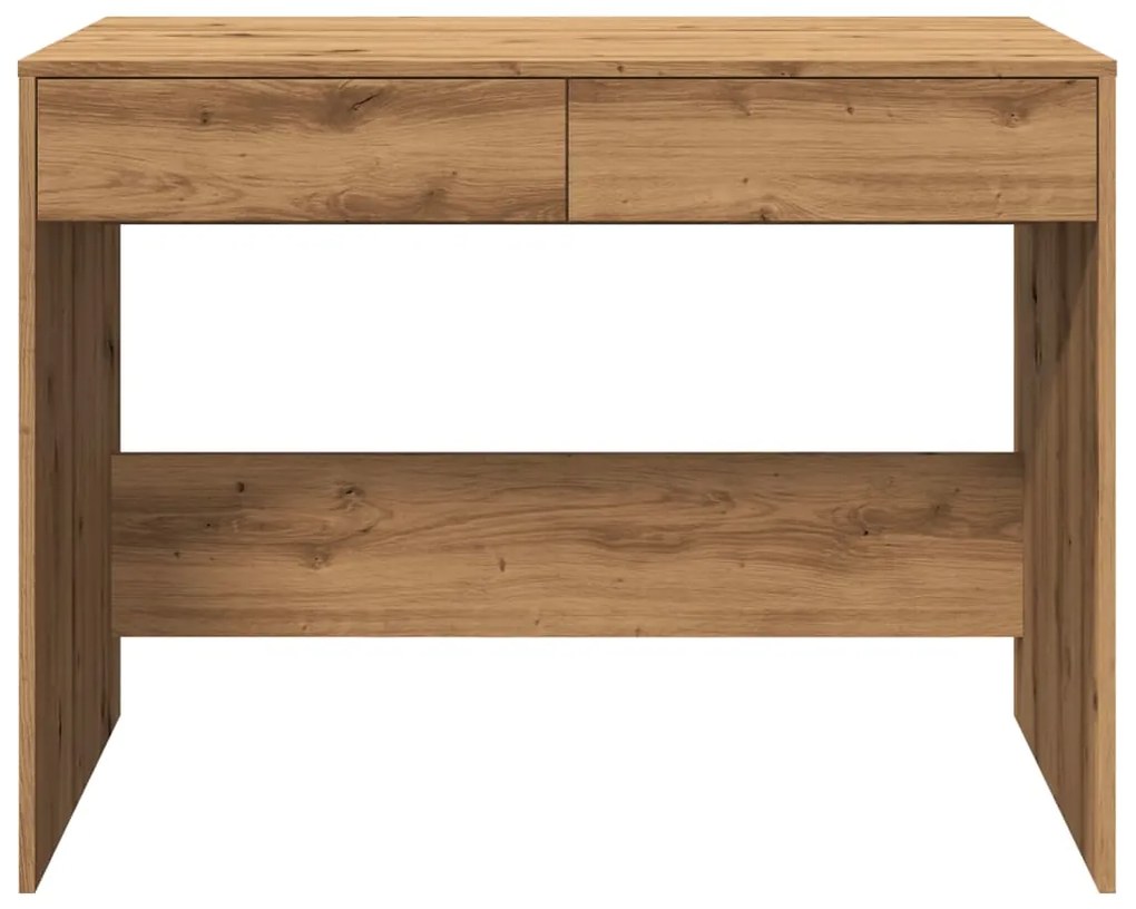 Secretária 101x50x76,5 cm derivados madeira carvalho artisiano