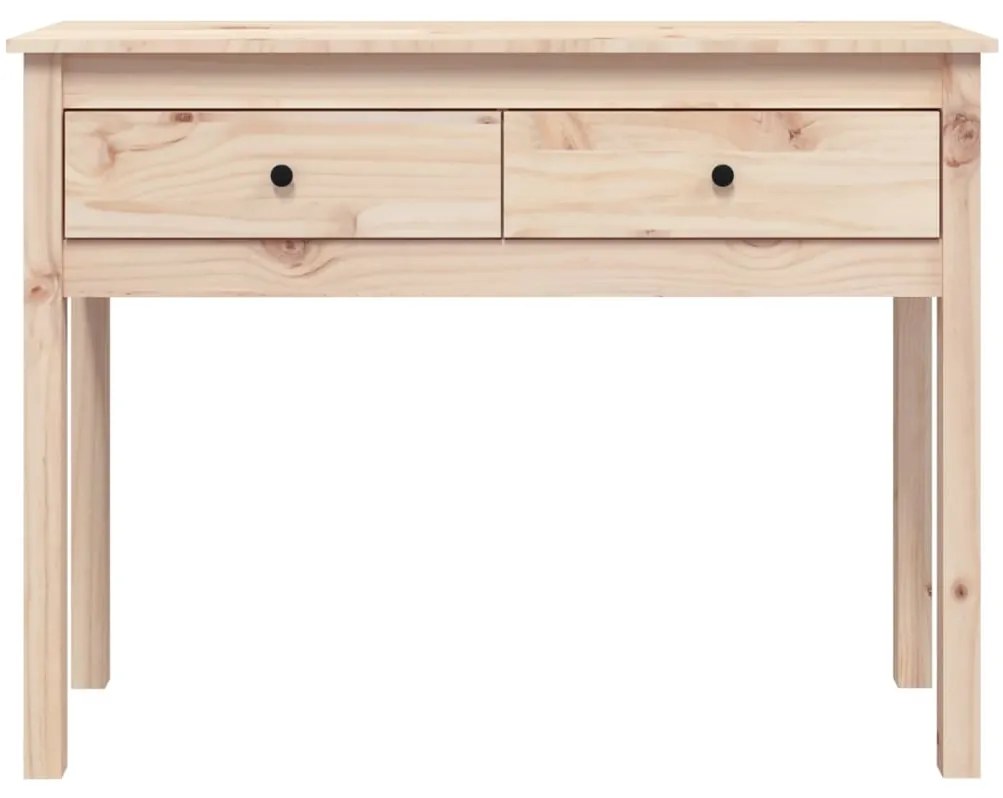 Consola de Entrada Finn - 100 x 35 x 75 cm - Cor Natural - Madeira de