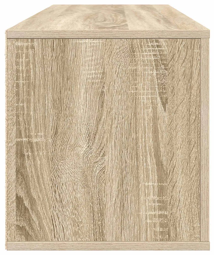 Sapateira parede 100x35x38 cm derivados madeira carvalho sonoma