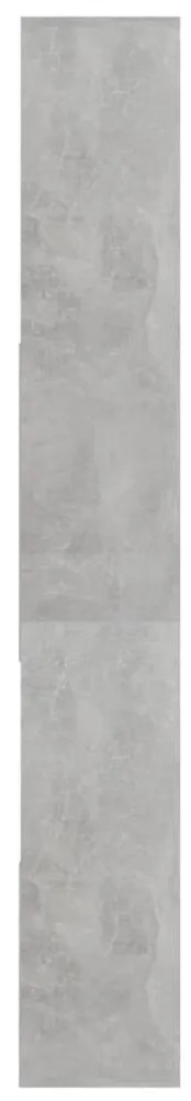 Estante 67x24x161 cm derivados de madeira cinzento cimento