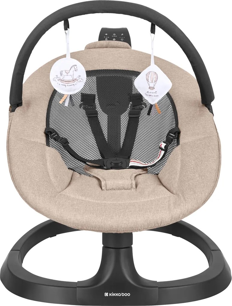 Cadeira Balanço elétrica para bebés Zazu Bege