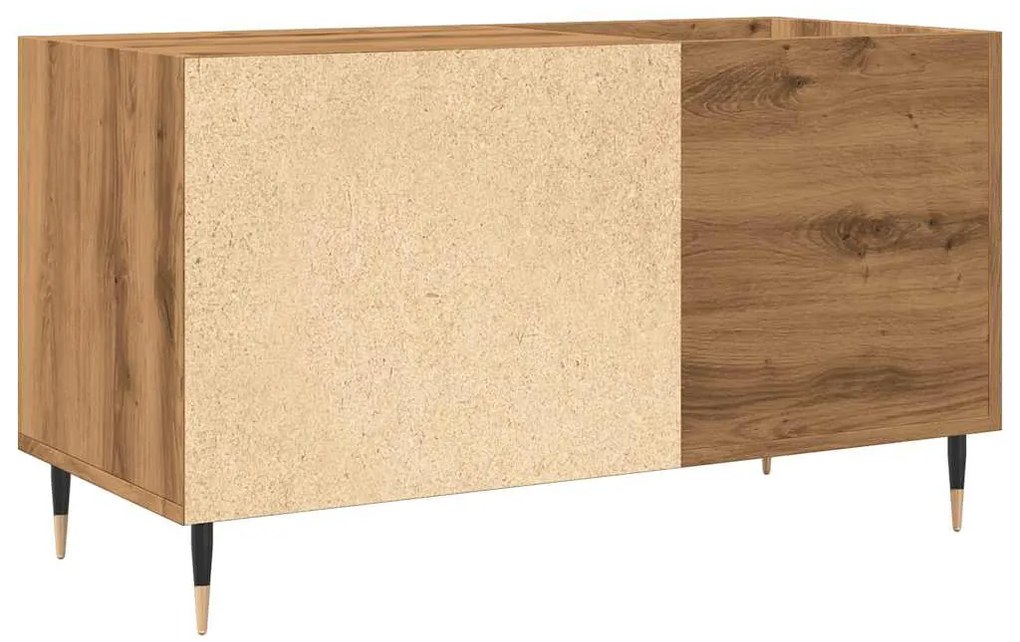 Armário p/ discos 84,5x38x48cm deriv madeira carvalho artisiano
