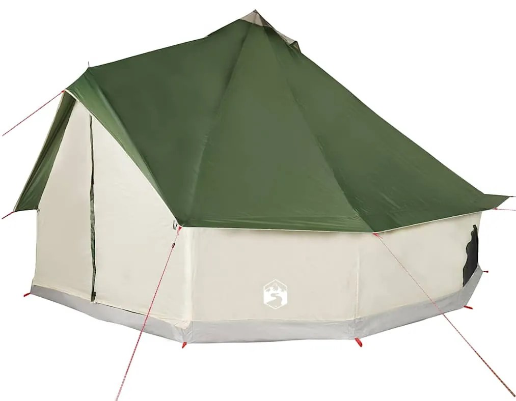 Tenda familiar tipi para 6 pessoas impermeável verde