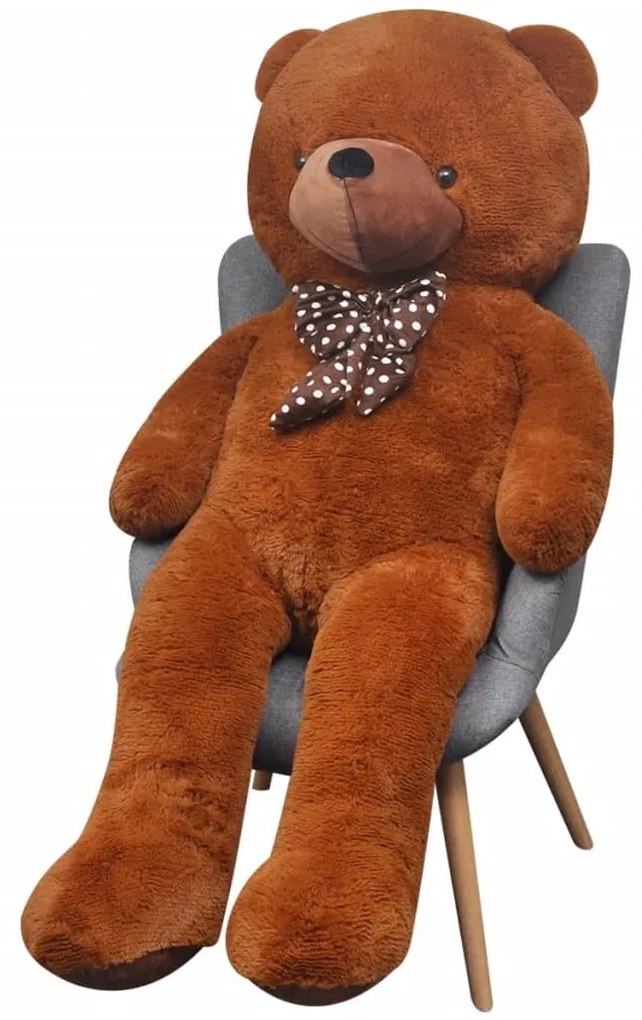 Urso de peluche 170 cm castanho