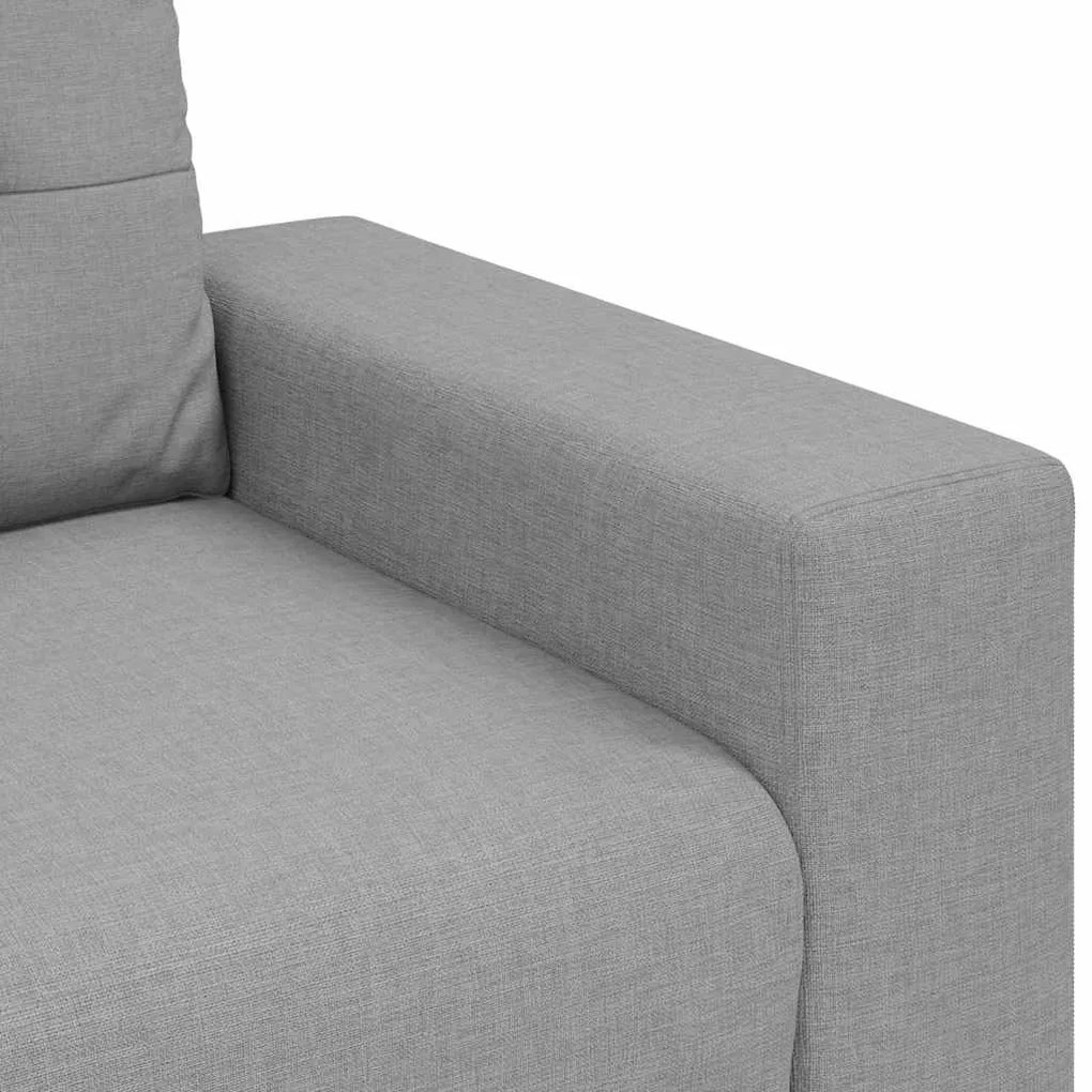 Sofá Loveseat Cinzento Nuvem 120 cm em Tecido vidaXL