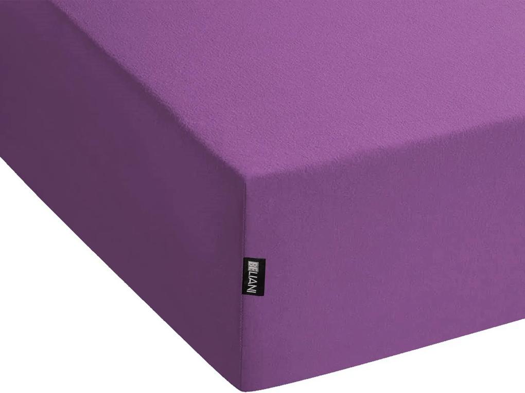 Lençol-capa em algodão púrpura 140 x 200 cm JANBU Beliani