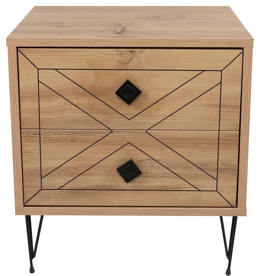 Mesa de Cabeceira Luna – Pinho – 50 x 55 x 40 cm