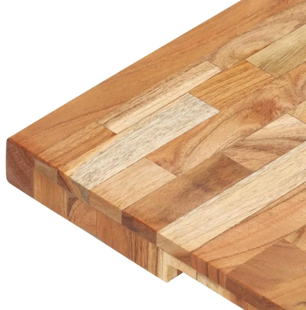 Tábua de cortar 40x30x4 cm madeira de acácia maciça