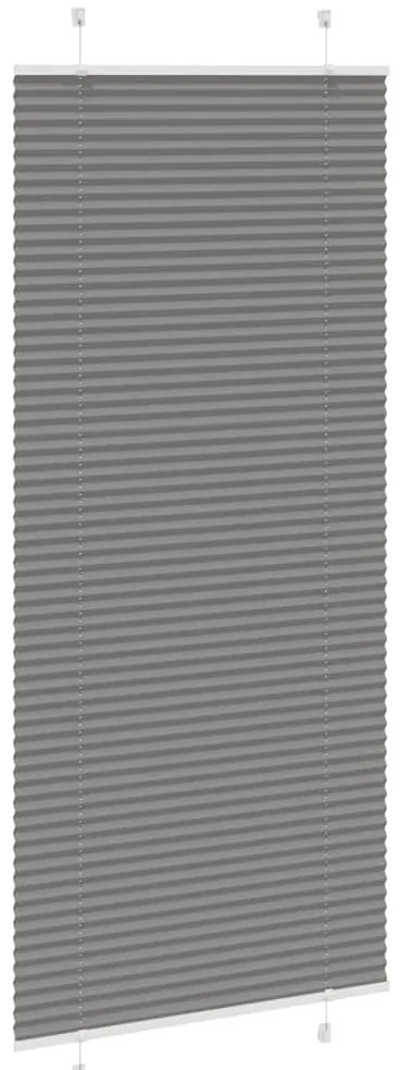 Antracite Plissada Cega 100x200 cm Largura Tecido 99,4 cm